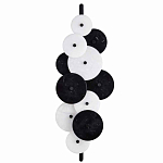 Бра светодиодное из черно-белых дисков Contrast Sample варинант исполнения - 4 | Loft Concept в Омске