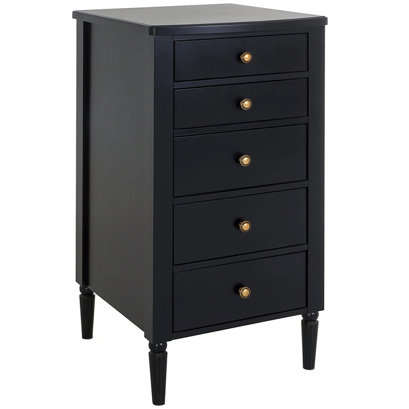 Комод с ящиками Amsterdam Черный в Омске | Loft Concept 