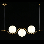 Люстра подвесная светодиодная Jagna 2 Gold and White варинант исполнения - 2 | Loft Concept в Омске