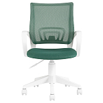Офисное кресло с основанием из белого пластика Desk chairs Green варинант исполнения - 2 | Loft Concept в Омске