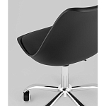 Офисный стул на металлическом основании EGGERY Black пластик варинант исполнения - 3 | Loft Concept в Омске