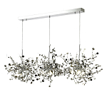 Люстра подвесная из трех частей с металлическими круглыми элементами Terzani Argent варинант исполнения - 7 | Loft Concept в Омске