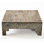 Кофейный стол Carved Сoffee table ручная резьба по дереву варинант исполнения - 1 | Loft Concept в Омске