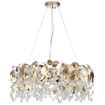 Люстра с декоративными подвесками из прозрачного стекла в форме монеток FAIRYTREE Light варинант исполнения - 10 | Loft Concept в Омске