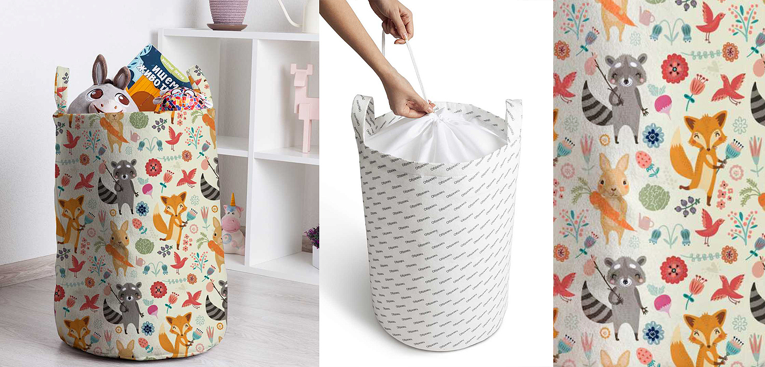 Корзина Little Animals Basket Корзина Little Animals Basket - Loft-Concept в Омске