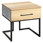 Тумба прикроватная с ящиком в стиле лофт Urban Style Space 2 варинант исполнения - 2 | Loft Concept в Омске