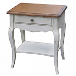 Тумба прикроватная с ящиком и открытой полкой Interiors Romance варинант исполнения - 1 | Loft Concept в Омске