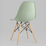 Пластиковый стул на ножках из массива бука Eames Mint варинант исполнения - 5 | Loft Concept в Омске