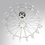 Люстра подвесная из металла с хрустальными прозрачными подвесками Quasar 81 варинант исполнения - 11 | Loft Concept в Омске