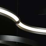 Люстра подвесная светодиодная в виде волнообразной ленты Ribbon Vortex варинант исполнения - 6 | Loft Concept в Омске