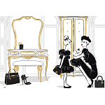 Megan Hess. Te Lttle Blk Dess варинант исполнения - 8 | Loft Concept в Омске