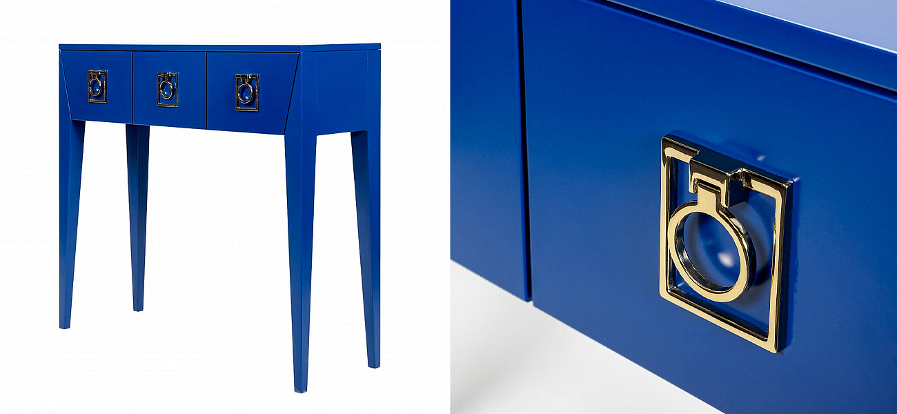 Синяя консоль Сontemporary Art Deco - Loft-Concept в Омске