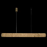 Подвесной светильник линейный цилиндрической формы из натурального алебастра Alabaster Geometry варинант исполнения - 1 | Loft Concept в Омске