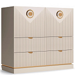 Комод с фактурным фасадом Satin Furniture варинант исполнения - 1 | Loft Concept в Омске