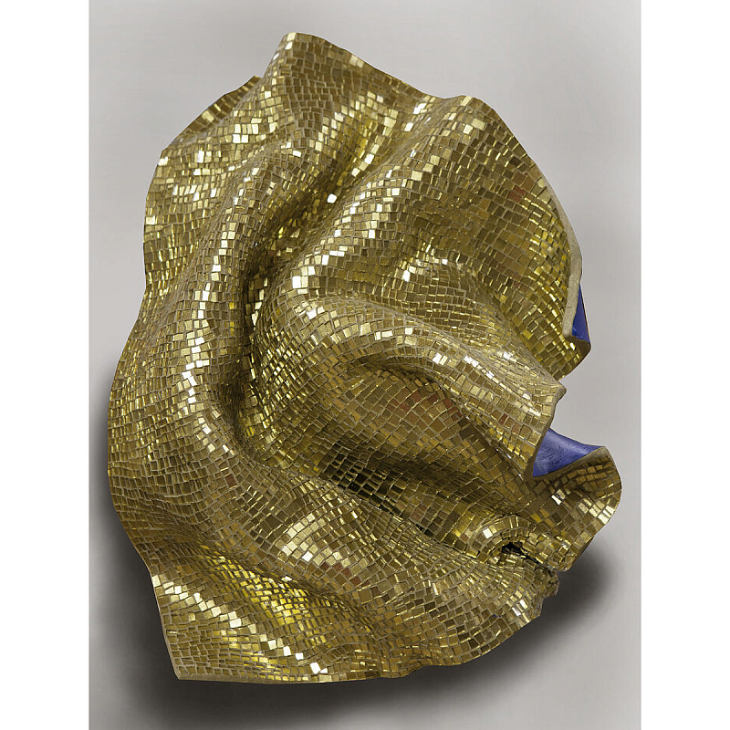 Панно «Reflection» Золотой Синий в Омске | Loft Concept 