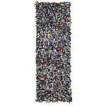 Ковер прямоугольный разноцветный из джинсовой одежды Zero Waste варинант исполнения - 1 | Loft Concept в Омске