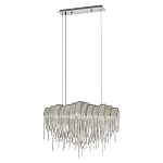 Люстра подвесная с металлическими цепочками и изогнутыми металлическими дугами 72 см Atlantis Chain варинант исполнения - 2 | Loft Concept в Омске