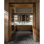 Кухонный гарнитур из массива дуба и камня Ratio Dada Engenereed варинант исполнения - 5 | Loft Concept в Омске