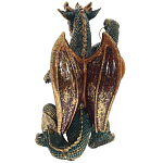 Часы в виде дракона Green Dragon with Clock варинант исполнения - 2 | Loft Concept в Омске