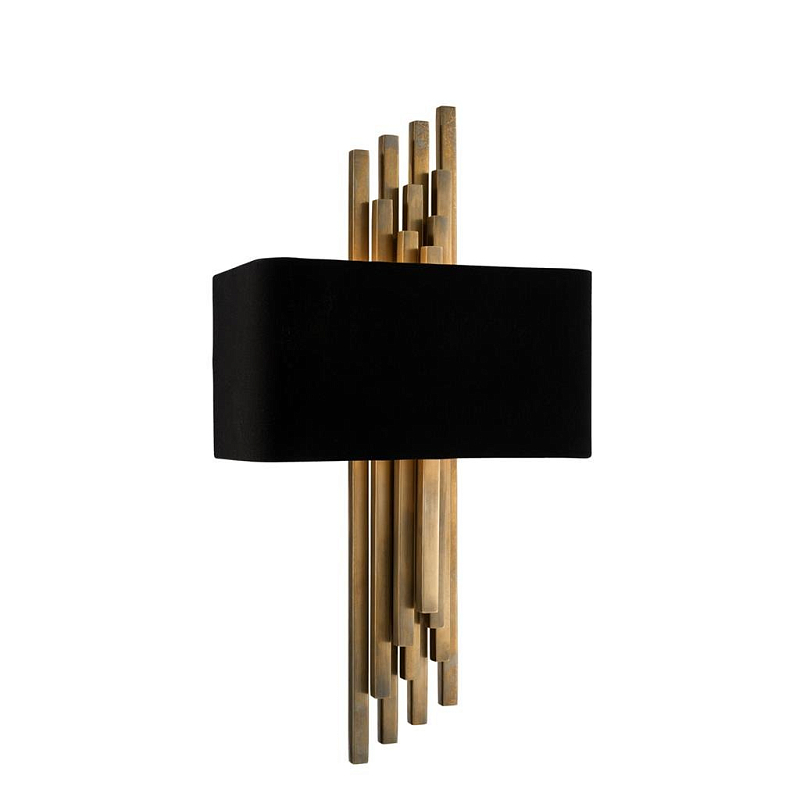 Бра Eichholtz Wall Lamp Caruso Brass Латунь Черный Бра Eichholtz Wall Lamp Caruso Brass Латунь Черный в Омске | Loft Concept