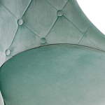 Стул в мятной велюровой обивке Ward Mint Velour Chair варинант исполнения - 5 | Loft Concept в Омске
