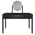 Туалетный Стол с зеркалом Primo Черный дуб варинант исполнения - 9 | Loft Concept в Омске