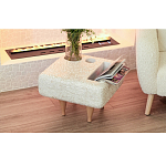 Керамический столик на деревянных ножках «Квадро» варинант исполнения - 7 | Loft Concept в Омске