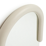 Зеркало овальное Curved Furniture бежевое варинант исполнения - 2 | Loft Concept в Омске