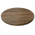 Стол журнальный c коричневой круглой столешницей на трех металлических ножках Charm Coffee Table варинант исполнения - 2 | Loft Concept в Омске