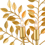 Бра с 3-мя лампами и декором в виде веток с листьями Little Twigs варинант исполнения - 1 | Loft Concept в Омске