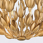 Люстра золотого цвета из множества металлических лепестков в форме тюльпанов Hinkley варинант исполнения - 5 | Loft Concept в Омске