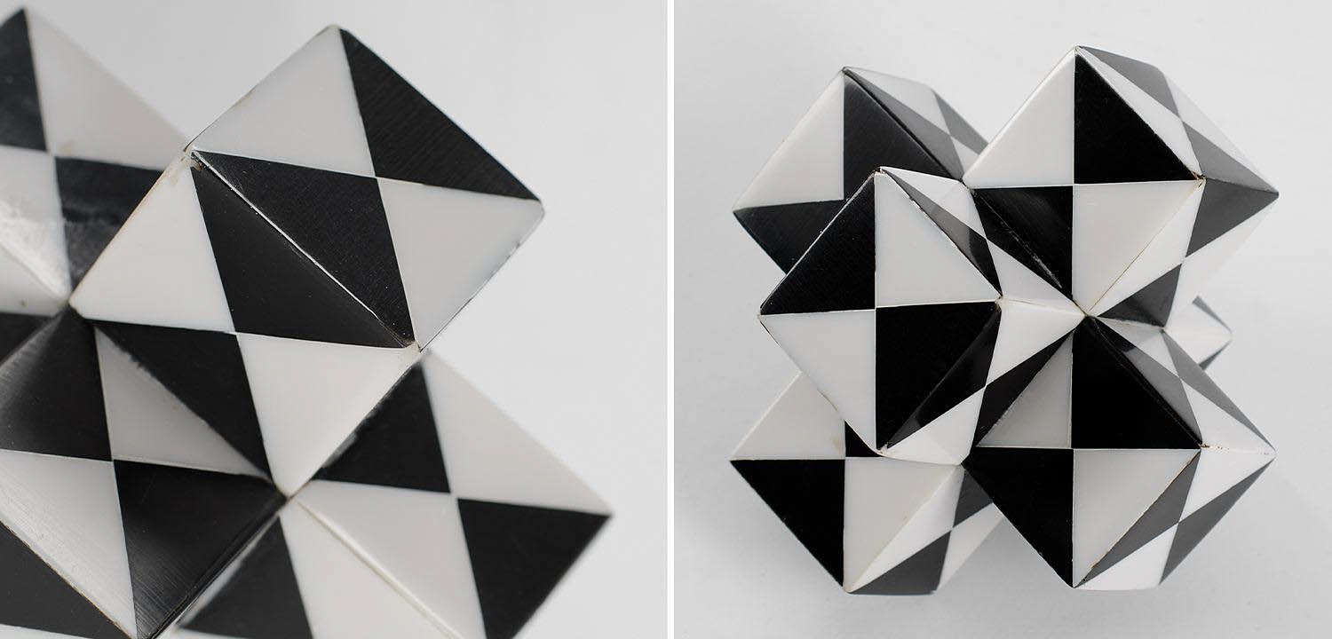 Статуэтка Geometric Figure black and white Статуэтка Geometric Figure black and white - Loft-Concept в Омске