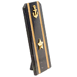 Сувенир Погон Майор ВМФ из натурального камня змеевик Souvenir Epaulets варинант исполнения - 1 | Loft Concept в Омске