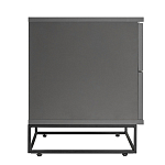 Тумба прикроватная цвета графит с ящиками Strict Lines варинант исполнения - 6 | Loft Concept в Омске