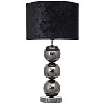 Настольная лампа с основанием в виде металлических сфер Balance Table Lamp Black варинант исполнения - 1 | Loft Concept в Омске