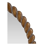 Зеркало с текстурной рамой из натурального дерева  Pine Wall Mirror варинант исполнения - 4 | Loft Concept в Омске