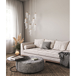 Люстра каскадная с 10-ю прозрачными плафонами Wave Line варинант исполнения - 12 | Loft Concept в Омске