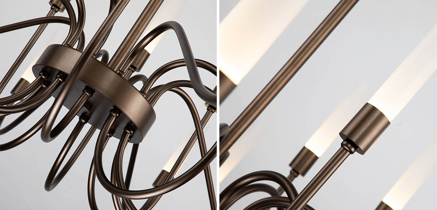 Люстра Faiber Brown Chandelier Люстра Faiber Brown Chandelier - Loft-Concept в Омске