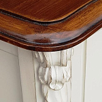 Высокий деревянный комод в стиле прованс Montmartre Provence Chest of Drawers варинант исполнения - 4 | Loft Concept в Омске