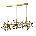 Люстра подвесная из трех частей с металлическими круглыми элементами Terzani Argent варинант исполнения - 3 | Loft Concept в Омске