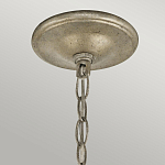 Люстра серебряного цвета с состаренным эффектом и декоративным подвесным шаром Kichler варинант исполнения - 9 | Loft Concept в Омске