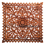 Панно из дерева квадратное Tracery Panel With Trees варинант исполнения - 1 | Loft Concept в Омске