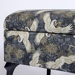 Банкетка с принтом из журавлей Crane варинант исполнения - 3 | Loft Concept в Омске