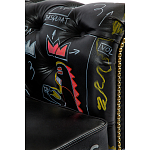 Кресло "Баския и Уорхол" Basquiat Warhol graffiti chair натуральная кожа варинант исполнения - 6 | Loft Concept в Омске