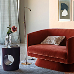 Приставной столик черного цвета AMORPHOUS варинант исполнения - 5 | Loft Concept в Омске