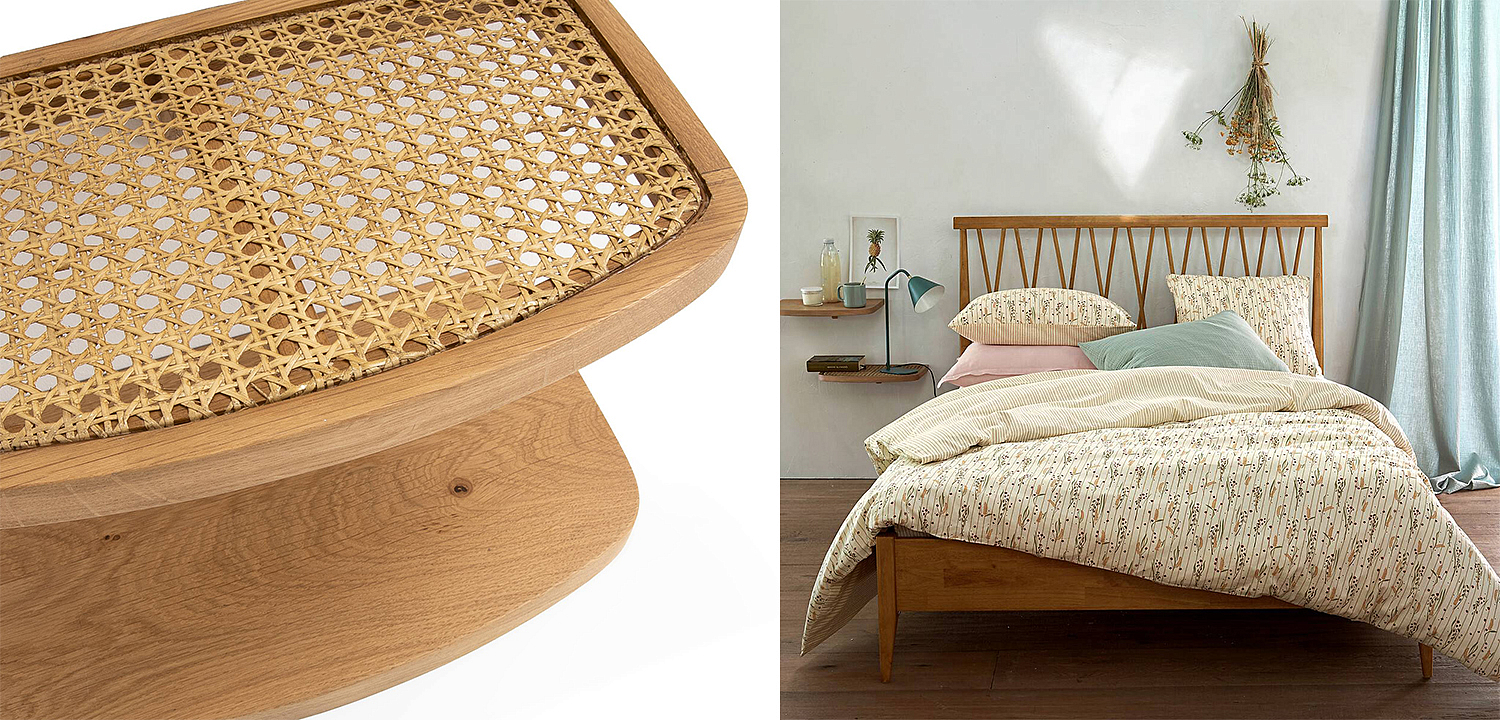 Комплект из 2-х полок Morten Wicker 42 Комплект из 2-х полок Morten Wicker 42 - Loft-Concept в Омске