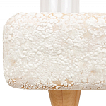 Керамический столик на деревянных ножках «Квадро» варинант исполнения - 5 | Loft Concept в Омске