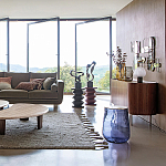 Фигурный приставной столик черного цвета AMORPHOUS варинант исполнения - 7 | Loft Concept в Омске