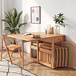 Обеденный стол раскладной из дерева Astiс Table варинант исполнения - 2 | Loft Concept в Омске