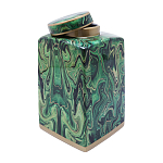 Ваза с малахитовым узором MALACHITE варинант исполнения - 3 | Loft Concept в Омске